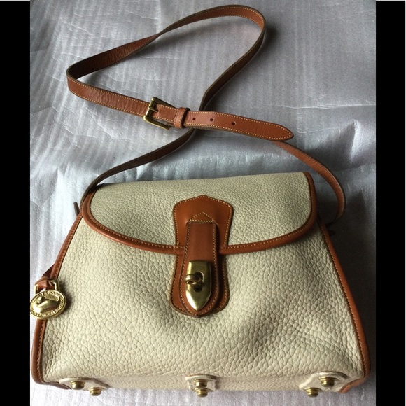 Dooney & Bourke AWL Shoulder Crossbody Vanilla/British Tan - Picture 13 of 16